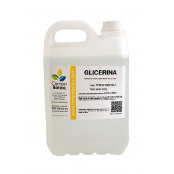 GLICERINA VEGETAL 99.5%, GARRAFA 6 KG