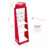 EXPOSITOR RETAIL SIN GANCHOS  544X384X1605 MM