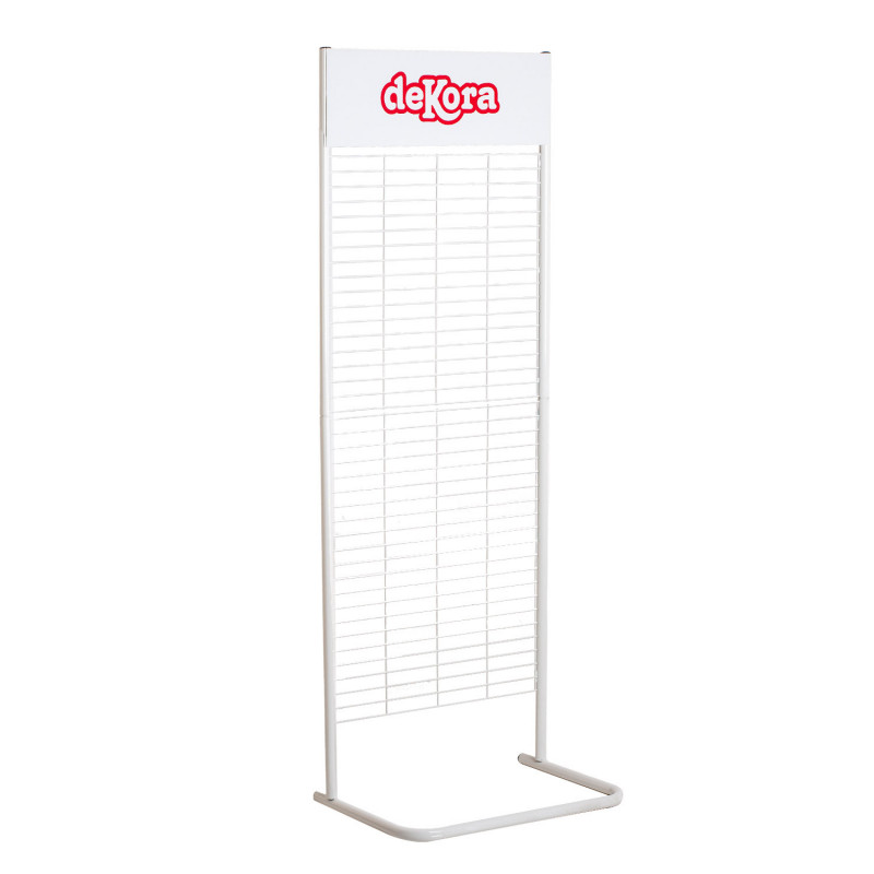 EXPOSITOR METÁLICO DE SUELO CON REJILLA 580X350X1650MM
