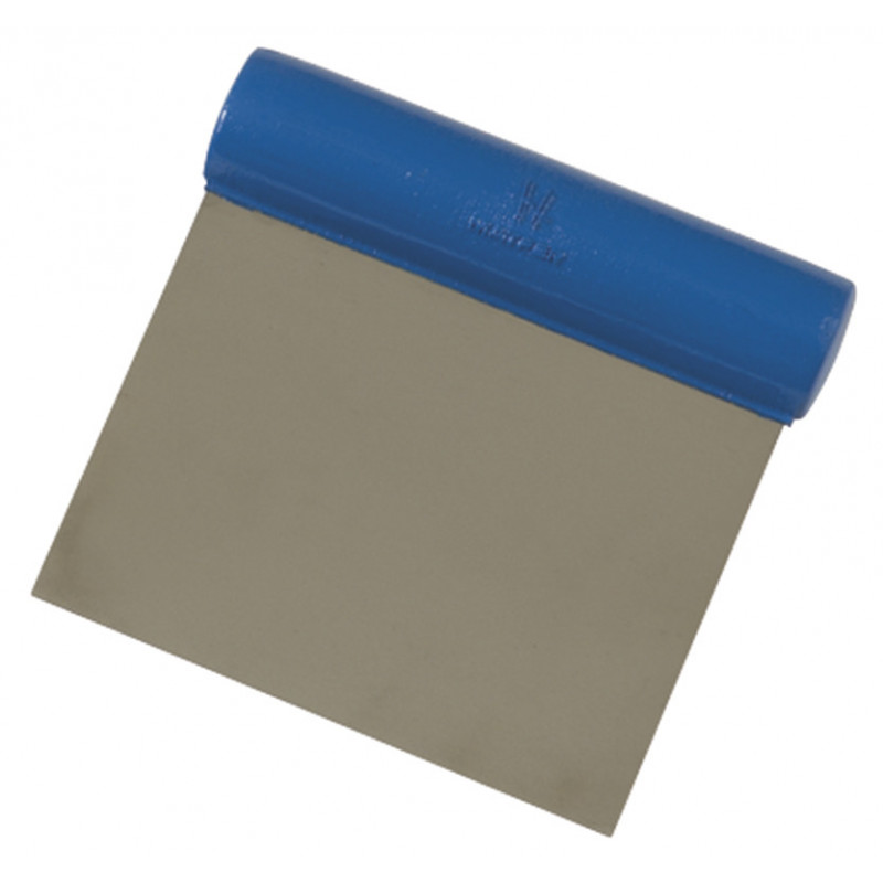RASQUETA INOX RIGIDA RECTA 110X105MM
