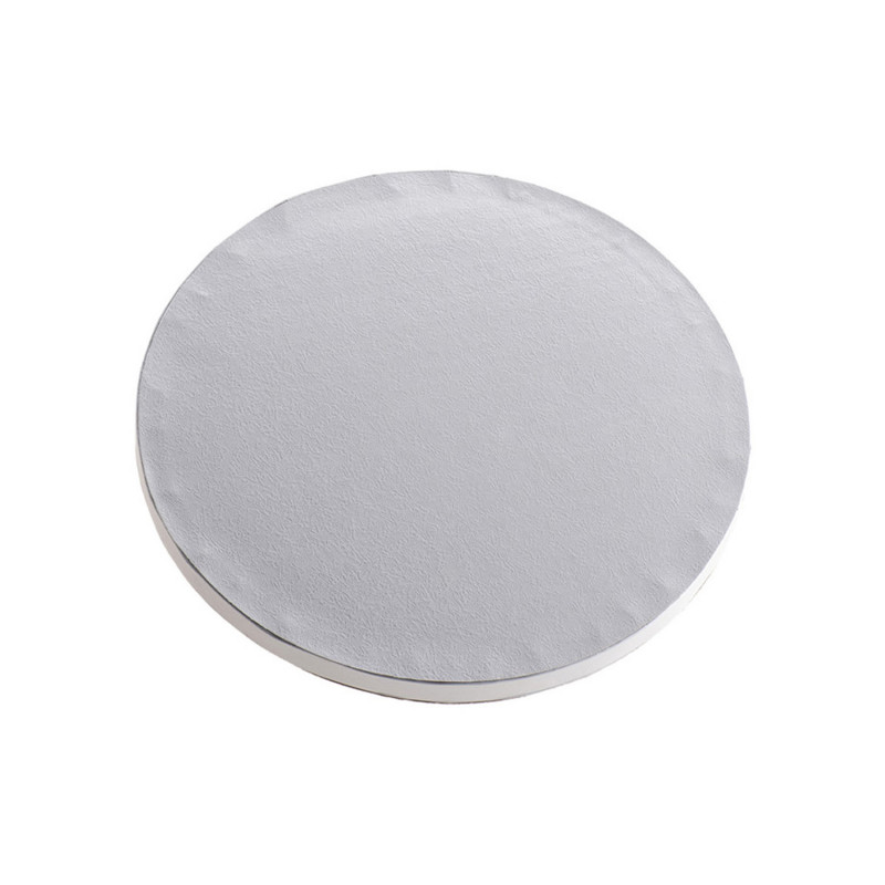 BASE DE TARTA REDONDA BLANCA D 35CM H1.2CM