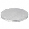 BASE DE TARTA REDONDA PLATEADA D 45CM H 1.2CM