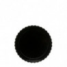PLATO REDONDO PARA TARTA NEGRO BORDE ONDULADO Ø 20 CM H 3 MM
