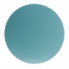 PLATO REDONDO PARA TARTA AZUL BORDE ONDULADO D 30 CM H 3 MM