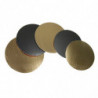 DISCO CARTON ORO-NEGRO 26CM