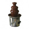 FUENTE CHOCOLATE PEQ BASE ACERO INOX 21x H42cm