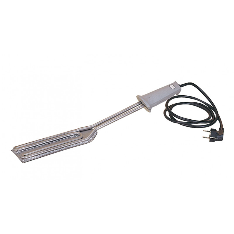 PALA ELÉCTRICA DE QUEMAR INOX RECTANGULAR 23CM 220V