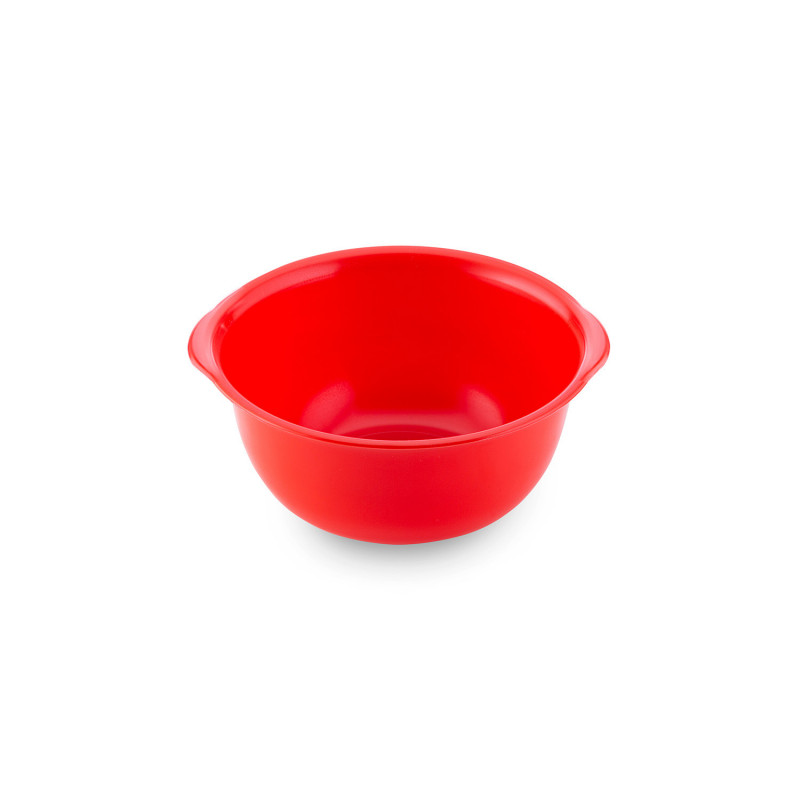 BOL PLÁSTICO ROJO CON ASAS  1L D 16CM H 8CM