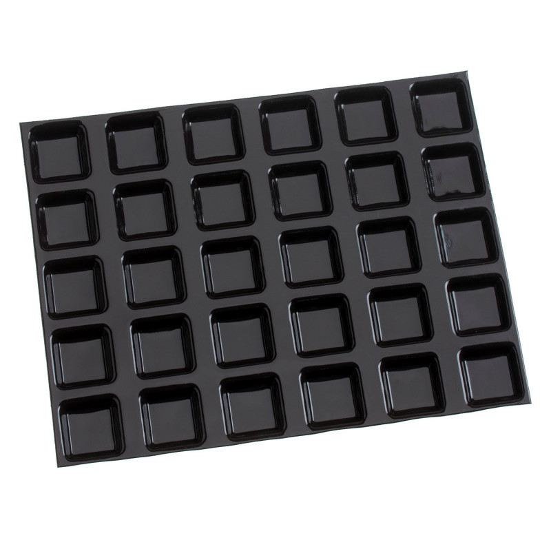 MOLDE SILICONA 30 CUADRADOS 45X45MM H 12MM  40*30CM