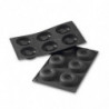 MOLDE SILICONA PARA 6 DONUTS  D 75 MM H 25 MM