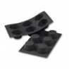 MOLDE SILICONA PARA 6 MUFFINS GRANDES D 68 MM H38 MM