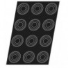12 MOLDES MUFFIN TIPO CORONA 60X40
