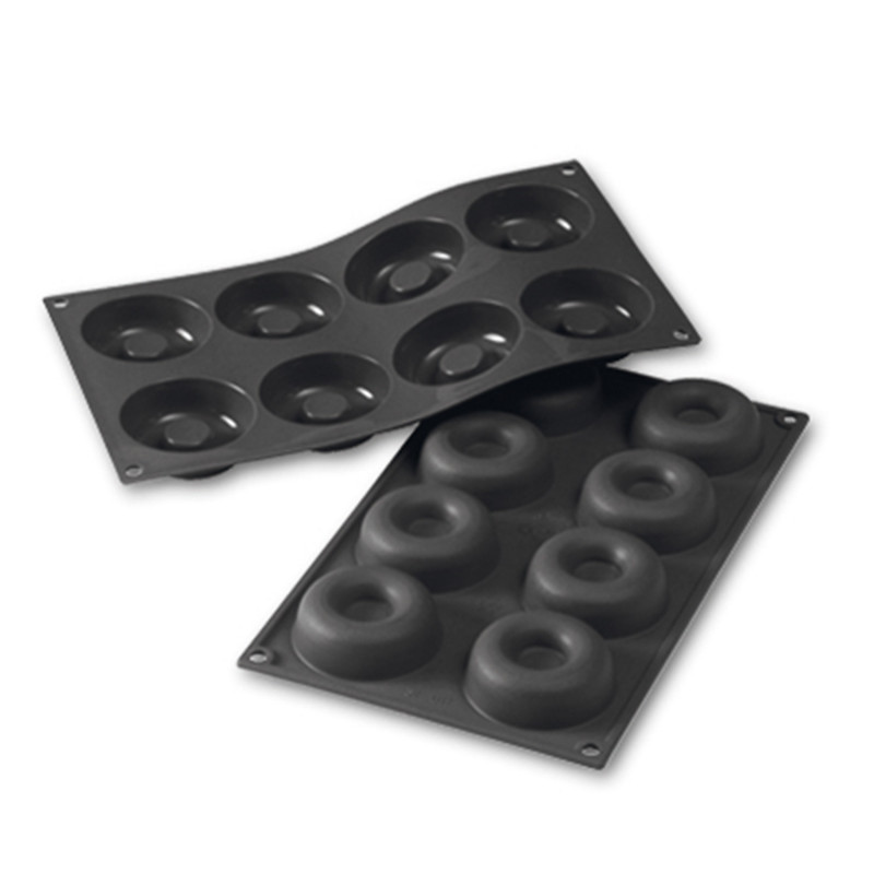 MOLDE SILICONA PARA 8 SAVARINS D 65 MM H 21 MM