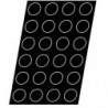 24 MOLDES MEDIA ESFERA 70MM 60X40