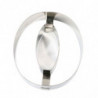 MOLDE ACERO INOX TARTA NÚMERO CERO 20 x 16 x 4 CM