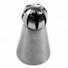 BOQUILLA TWIST ACERO INOX D 32 H60MM  TOP D 22MM