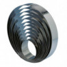 MOLDE ARO ACERO INOX. 4CM 20CM
