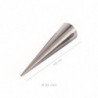 MOLDE CONO ACERO INOX D 35 X 140MM
