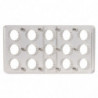 MOLDE POLICARBONATO ONDAS 15 PIEZAS Ø 27MM 275X134X15MM