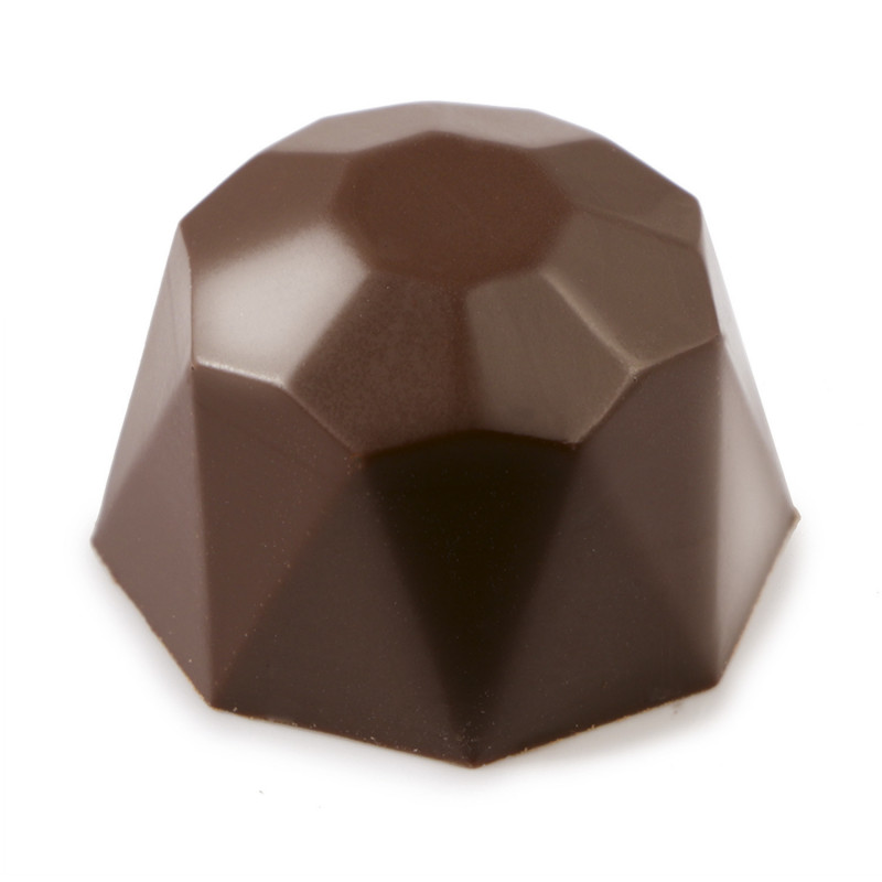 MOLDE POLICARBONATO DIAMANTE PRALINE D 28MM H18MM  28 UD