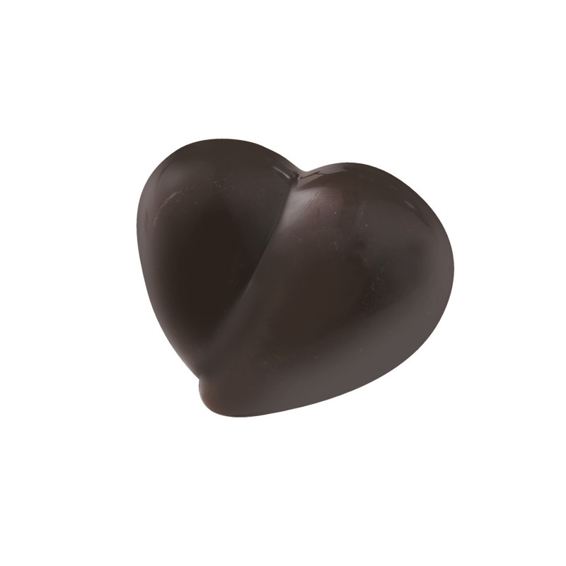 MOLDE POLICARBONATO CON IMANES CORAZÓN 3D 31X27H21MM  28PZS