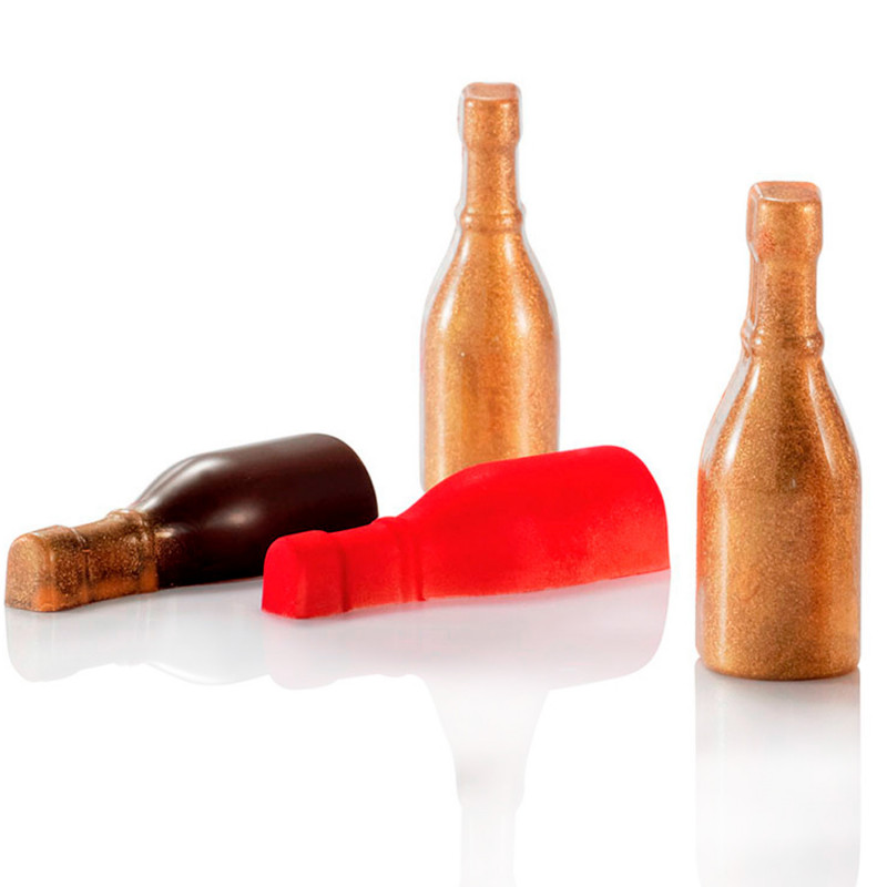 MOLDE POLICARBONATO MINI BOTELLA 60X20.5 H16 MM 18 PIEZAS