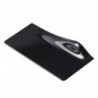MINI BANDEJA PLASTICO NEGRO GOGO RECTANGULAR 14X5.5CM