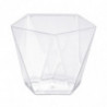 VASITO PLASTICO PENTA Ø 72 H56MM | CAP. 120ML