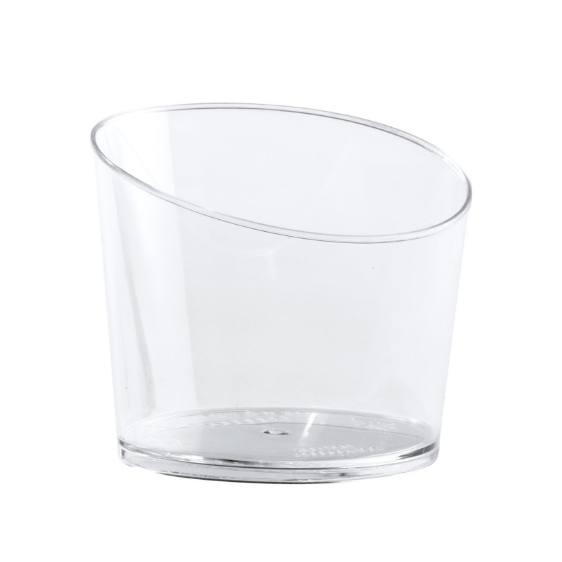 VASITO PLASTICO TRANSPARENTE GREEK D 73X61MM CAP.120ML
