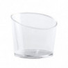 VASITO PLASTICO TRANSPARENTE GREEK D 73X61MM CAP.120ML
