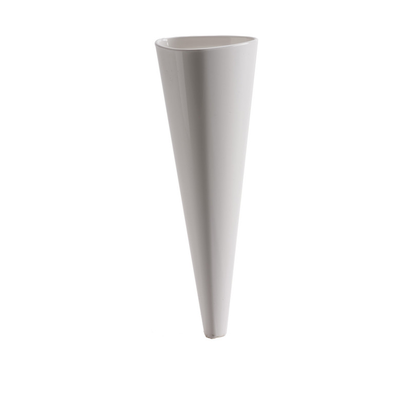 SET 20 CONOS EN PLASTICO BLÁNCO D6CM H17CM 120ML