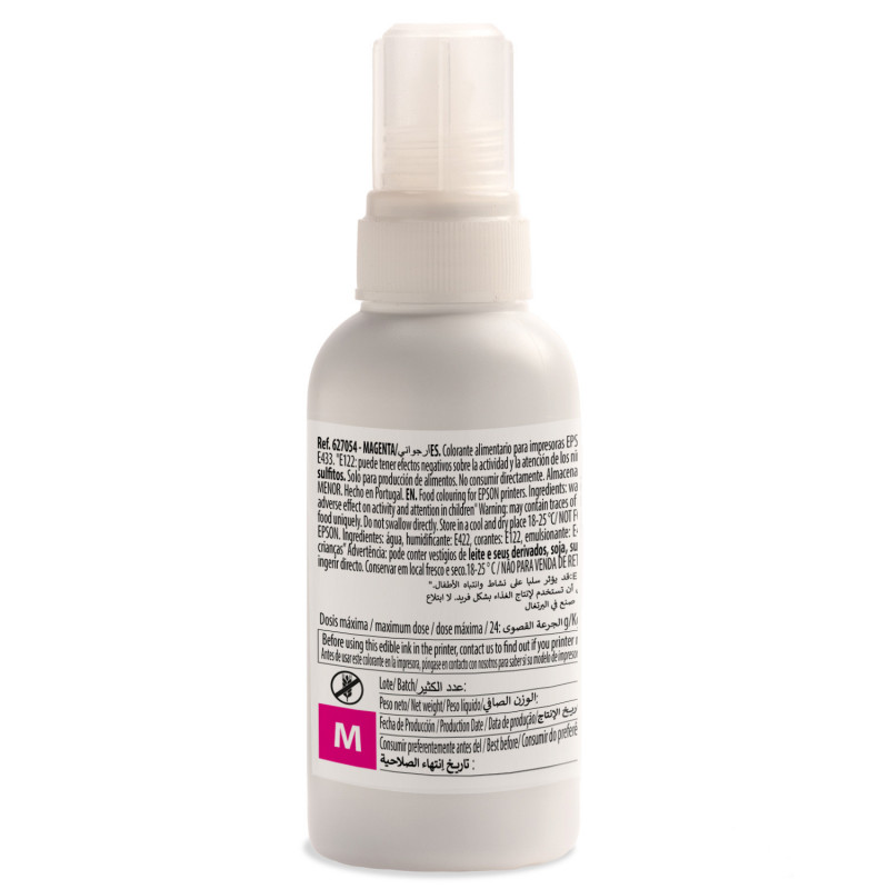 BOTE TINTA MAGENTA COMPATIBLE EPSON EKOTANK 100CC