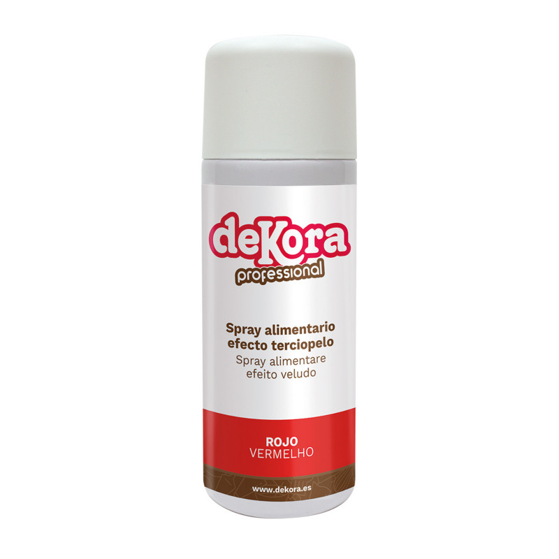 SPRAY ROJO EFECTO TERCIOPELO 400ML SIN E171