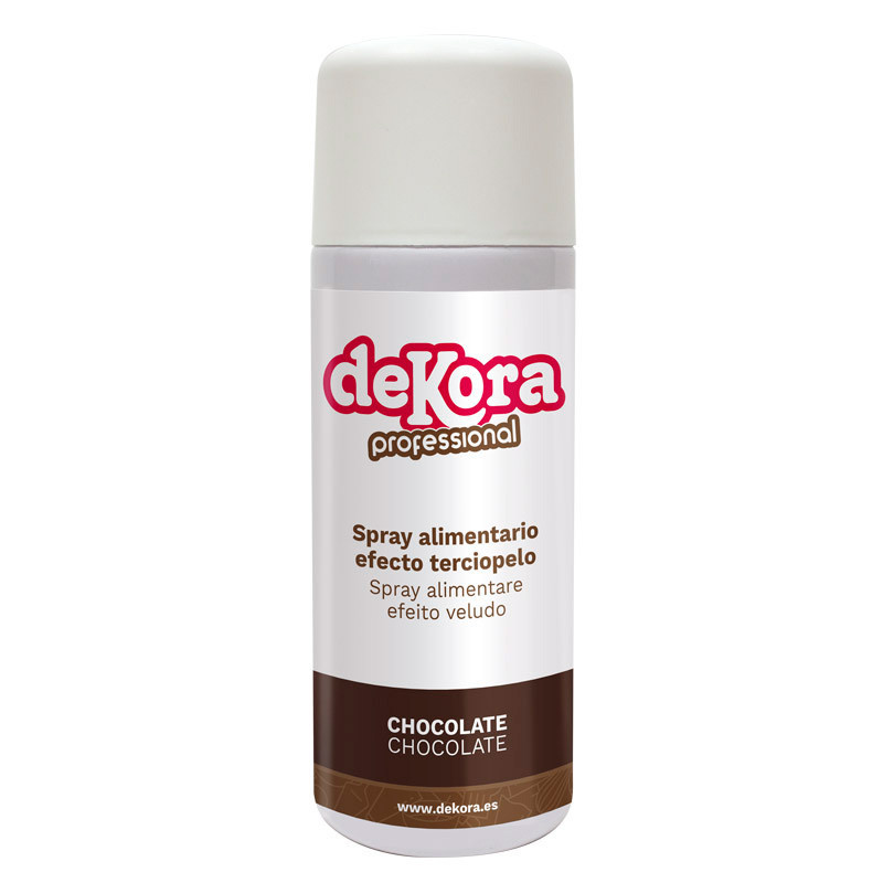 SPRAY MARRON CHOCOLATE EFECTO TERCIOPELO BOTE 400 ML