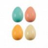 MINI HUEVOS DE PASCUA CHOCOLATE BLANCO 19X14MM 192 UNID