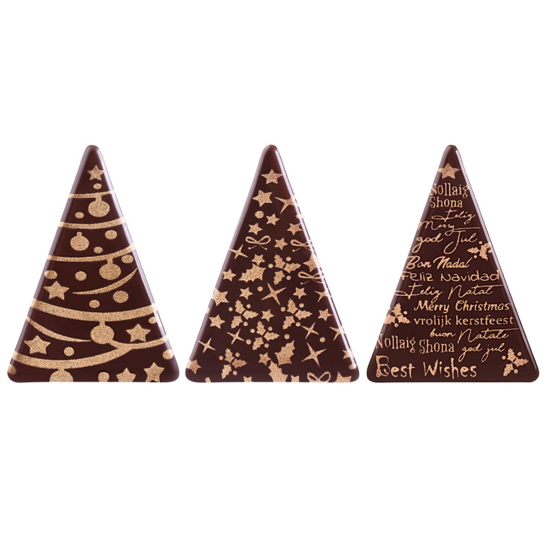 SURTIDO ARBOLES NAVIDAD DE CHOCOLATE 48MM