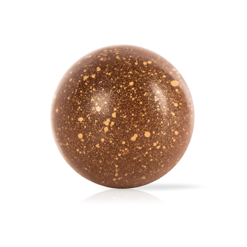 ESFERA CHOCOLATE NEGRO Y ORO D 30MM