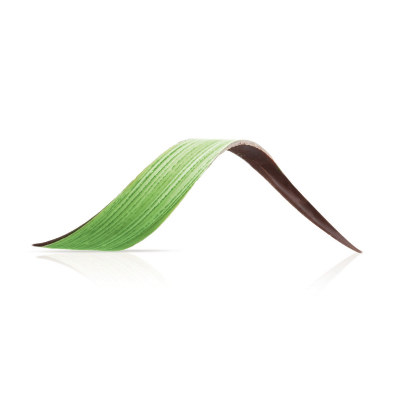 ESPIRAL TWIST VERDE CHOCOLATE NEGRO 8.4X3CM