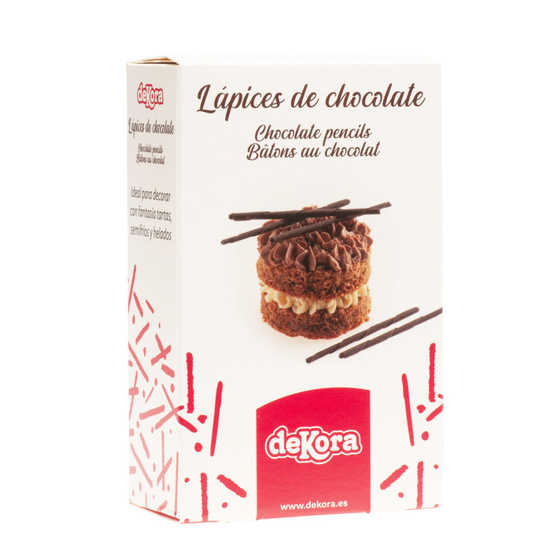 LÁPICES CHOCOLATE NEGRO 50GR