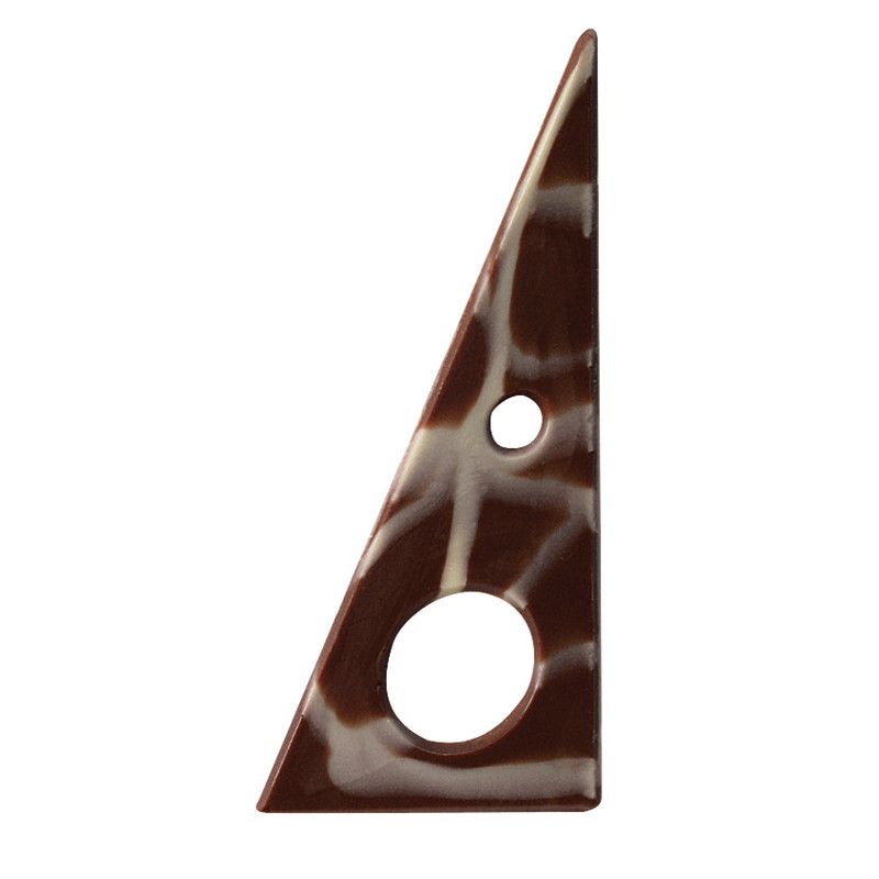 TRIANGULO CHOCOLATE NEGRO MARMOL