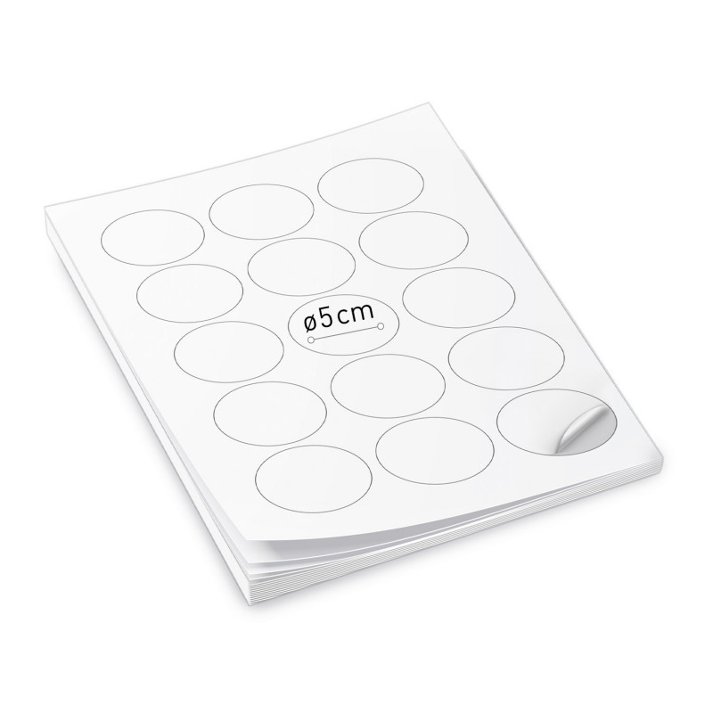 MINI DISCOS COMESTIBLES PARA IMPRIMIR D 5CM ZERO