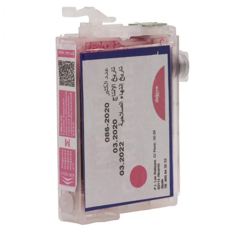 CARTUCHO TINTA ALIMENTARIA COLOR MAGENTA PARA EPSON SERIE 16