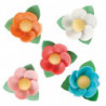 FLORES OBLEA FLOR HOJA 4,5CM/100U (126023)