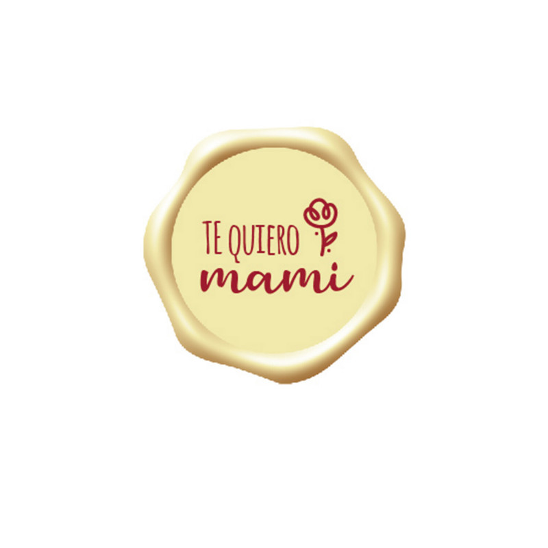 LETRERO CHOCO BLANCO "TE QUIERO MAMI" 96U (427957)