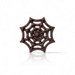 DECORACIÓN CHOCOLATE 2D TELARAÑA HALLOWEEN D 52MM