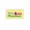 PLACA CHOCOLATE BLANCO MERRY CHRISTMAS 54X29MM