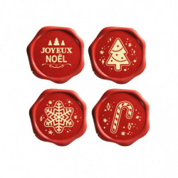 SURTIDO CHOCOLATE BLANCO JOYEUX NOËL D 34MM