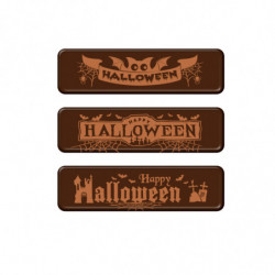 PLACA DE CHOCOLATE HALLOWEEN SURTIDO 55X15MM