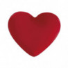 CORAZONES ROJOS 2D CHOCOLATE BLANCO 30X27MM