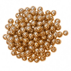 MINI PERLAS CHOCOLATE CRISPY ORO Ø 0.6CM 350GR